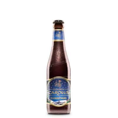 Botella de Gouden Carolus Christmas cerveza de Navidad belga de Brouwerij Het Anker