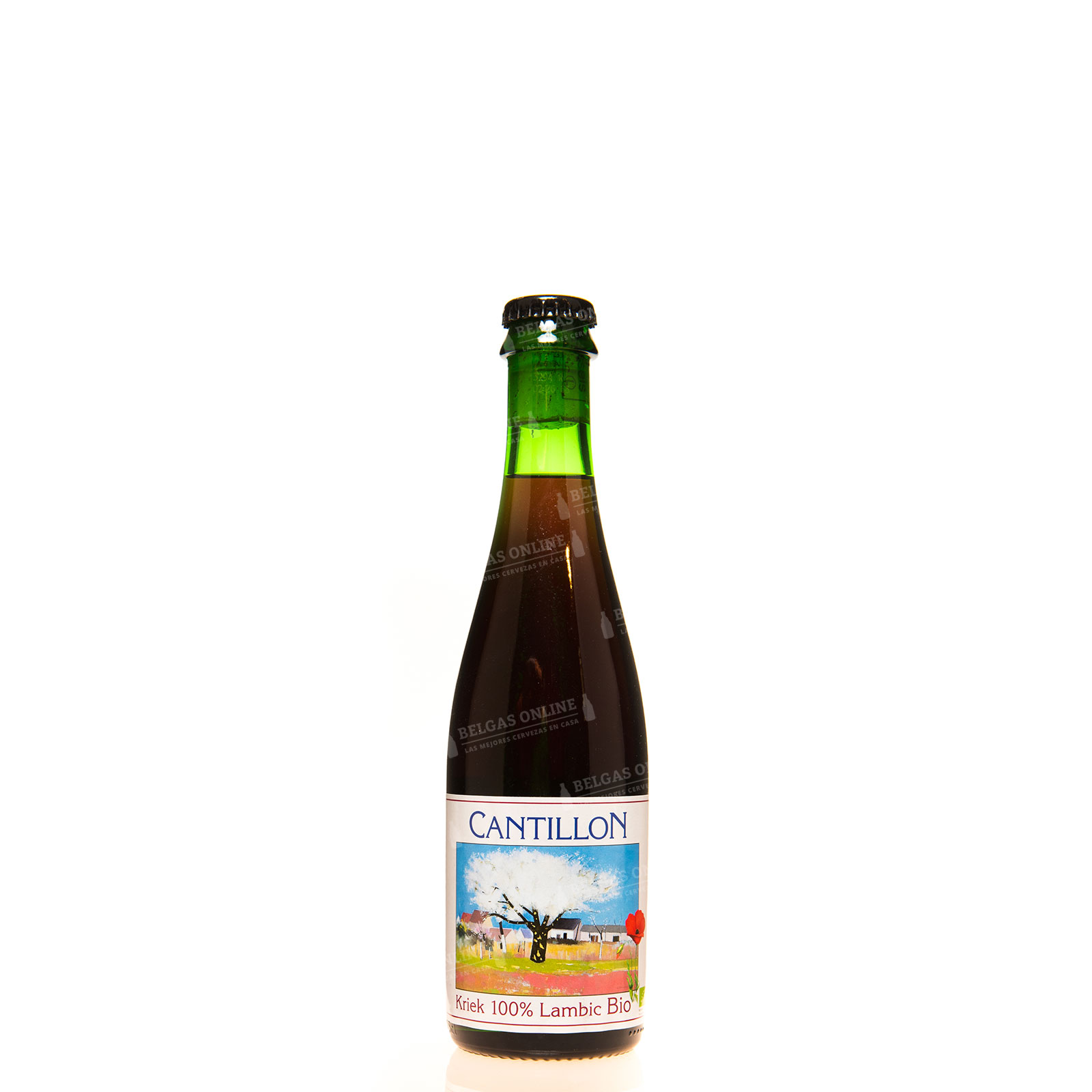 Botella de Cantillon Kriek 100% Lambic Bio 37,5cl