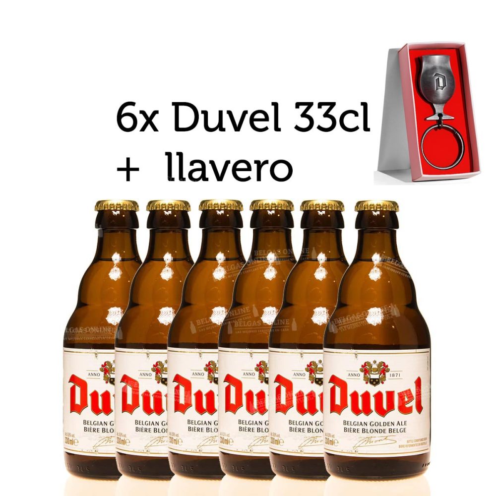 Pack Duvel 6x33cl + llavero