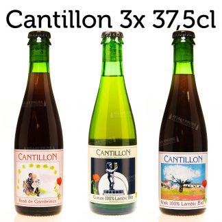 Cantillon pack promo 3x37,5cl