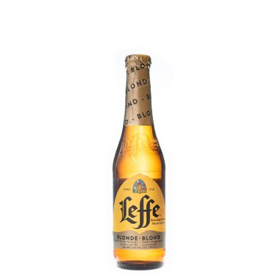 Cerveza belga Leffe Blonde Belgian Blonde Ale cerveza de abadia