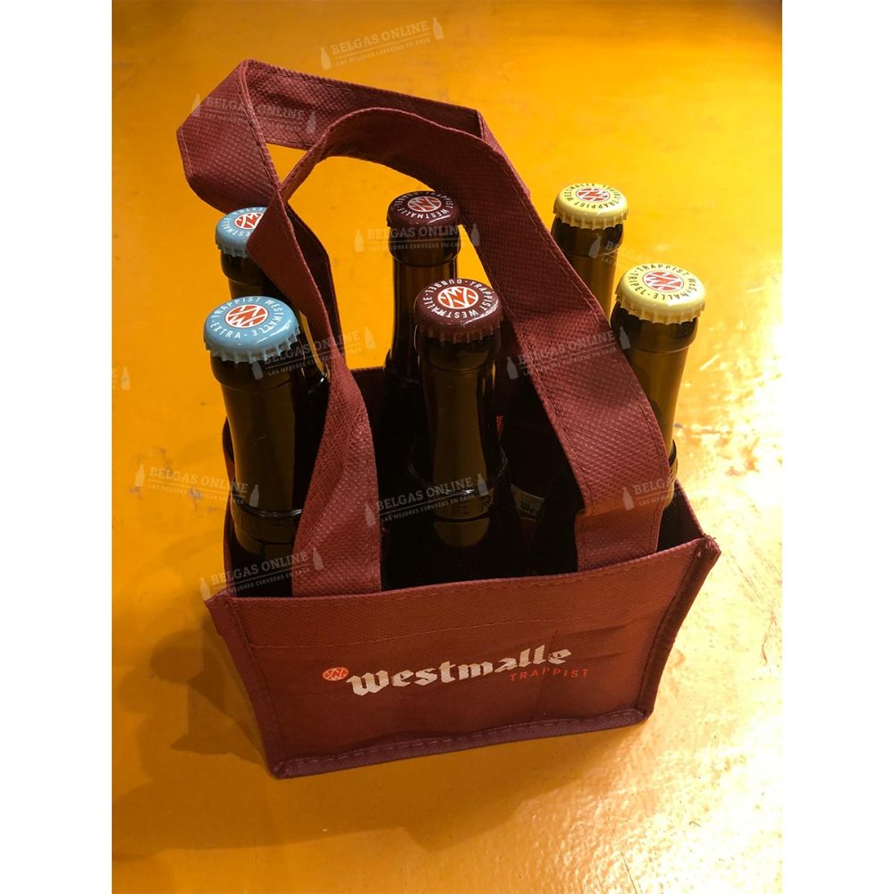 6 pack Westmalle bolsa tela