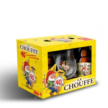 Chouffe pack 4x33cl + copa