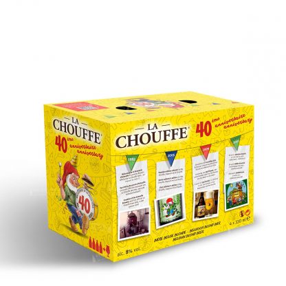 Chouffe pack 4x33cl + copa