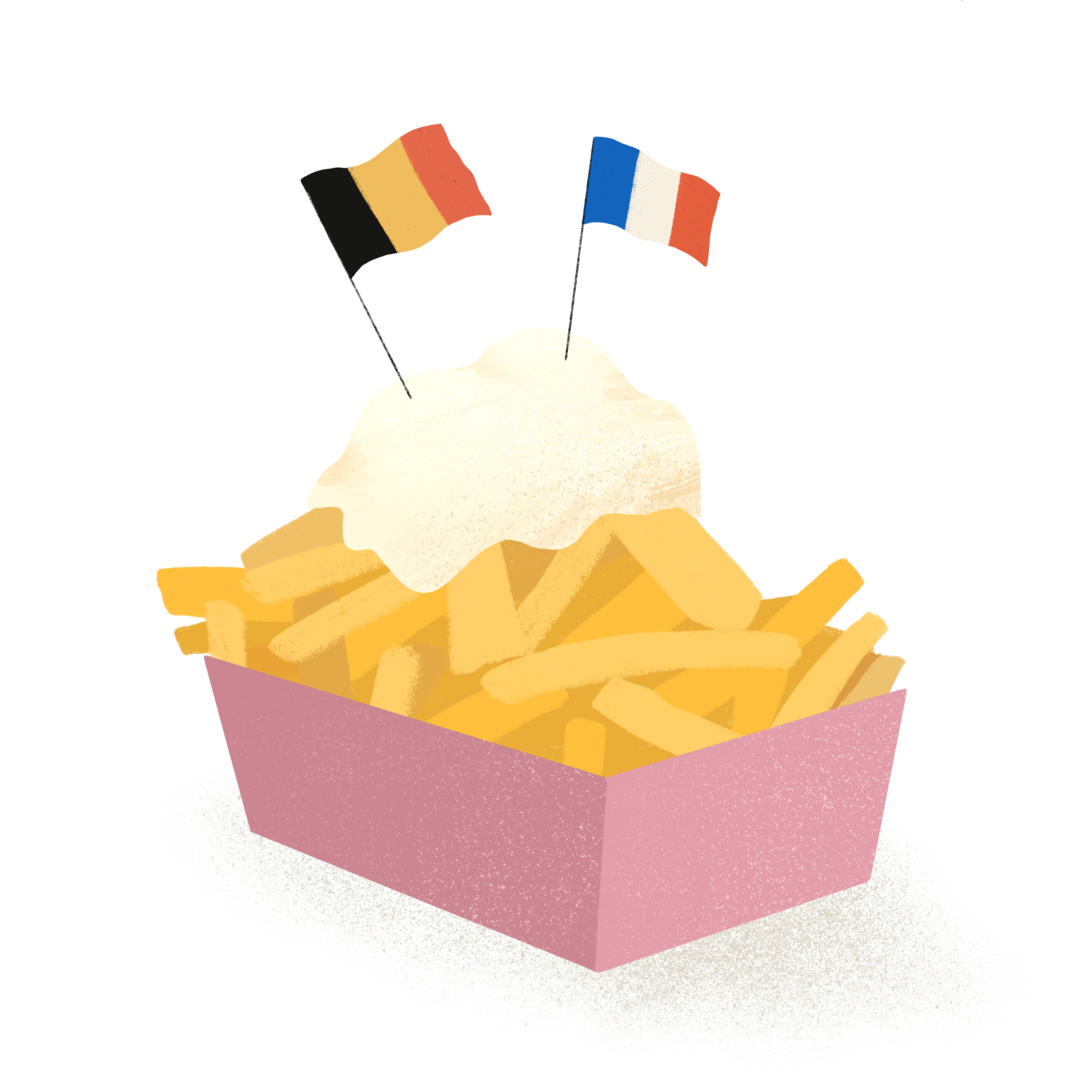 Patatas fritas belgas