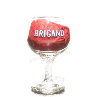 Brigand copa logo blanco 33cl