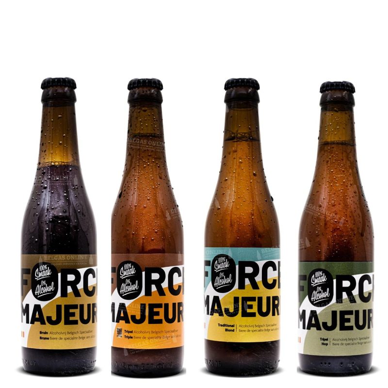 Opciones variadas de cerveza sin alcohol