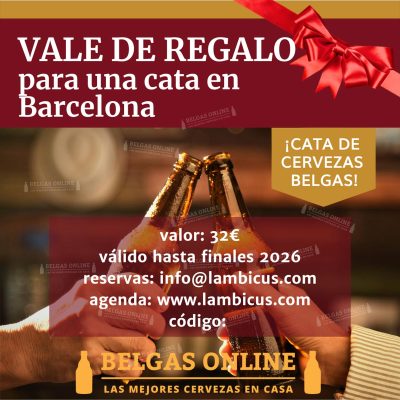 Vale regalo cata cerveza belga en Barcelona