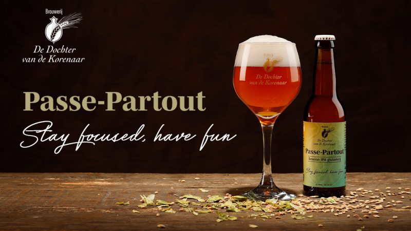 Cerveza Passe-Partout belga, refrescante y ligera para el verano