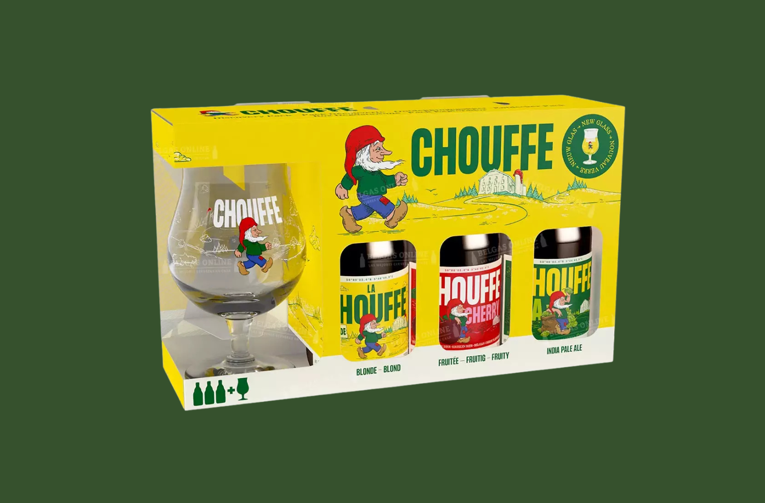 Pack cervezas Chouffe en Belgas Online