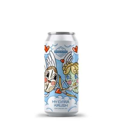 Lata de cerveza Basqueland My Citra Krush Oat Cream IPA.