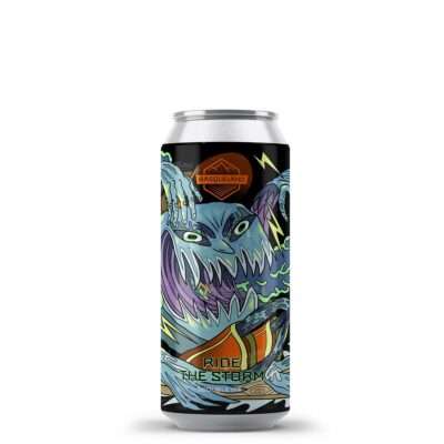 Lata de 44cl de cerveza Basqueland Ride the Storm Double IPA