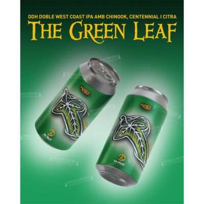 ata de cerveza artesanal sin gluten The Green Leaf de Cerveses Hoppit