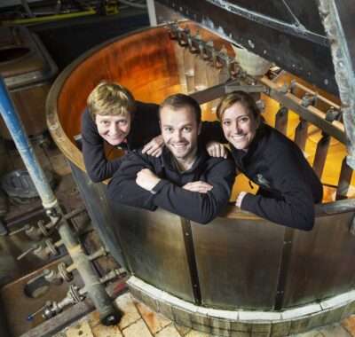 La familia de la cervecería Belga De Ryck