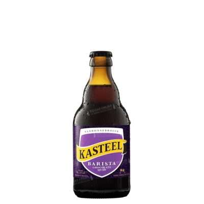 Botella de Kasteel Barista Chocolate Quad cerveza belga quadrupel de Vanhonsebrouck