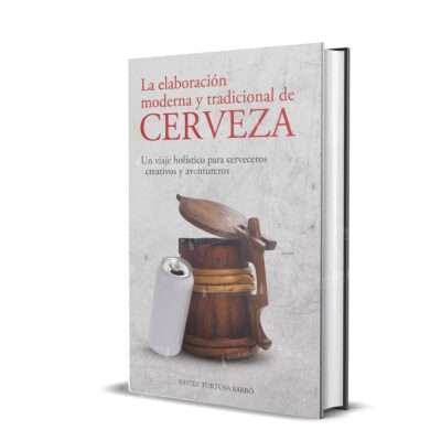 Portada del libro La elaboración moderna y tradicional de cerveza, de Xavier Tortosa. Edición en español de Libros de Guarda.
