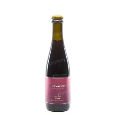 Botella de Observatoriet Pave 2024-2026 Oud Bruin Wild Ale danesa 7% vol.