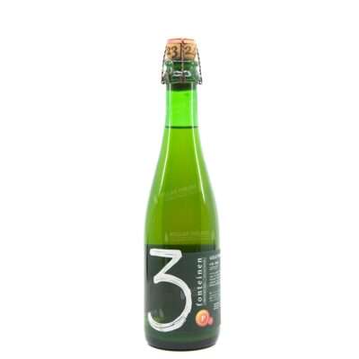 Botella de 3 Fonteinen Gele Belgische Perzik 23/24 Blend 2, lambic bio con melocotón amarillo, 37,5cl.