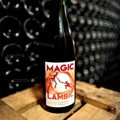 Botella de Cantillon Magic Lambic 2026 75cl, lambic framboise ecológica con vainilla.