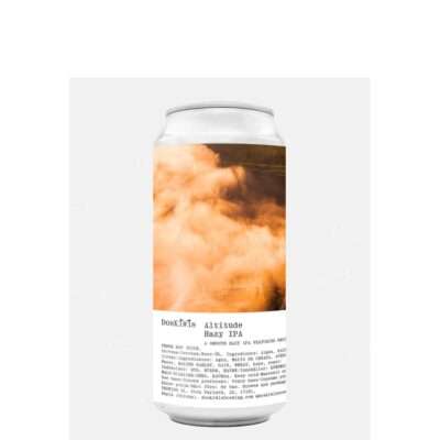 Lata de DosKiwis Altitude, Hazy IPA del Empordà con Waimea en fresh hop juice