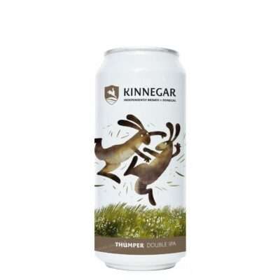 Lata de Kinnegar Thumper 44cl, Double IPA irlandesa de Kinnegar Brewing
