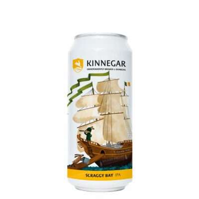 Lata de Kinnegar Scraggy Bay 44cl, IPA irlandesa insignia de Kinnegar Brewing