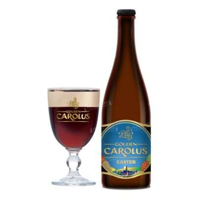 Botella de Gouden Carolus Easter 75cl, cerveza belga de Pascua de Brouwerij Het Anker