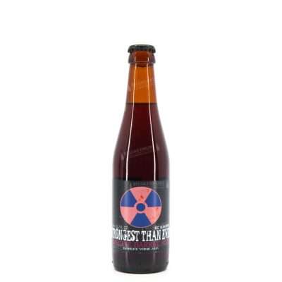 Botella de Strongest Than Ever Amarone Barrel Aged de White Pony Microbrewery, barleywine envejecido en barricas de Amarone