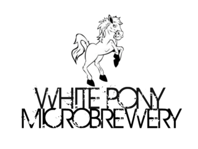 White pony logo de la cervecería