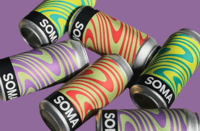 Latas de SOMA Beer cerveza artesana Girona