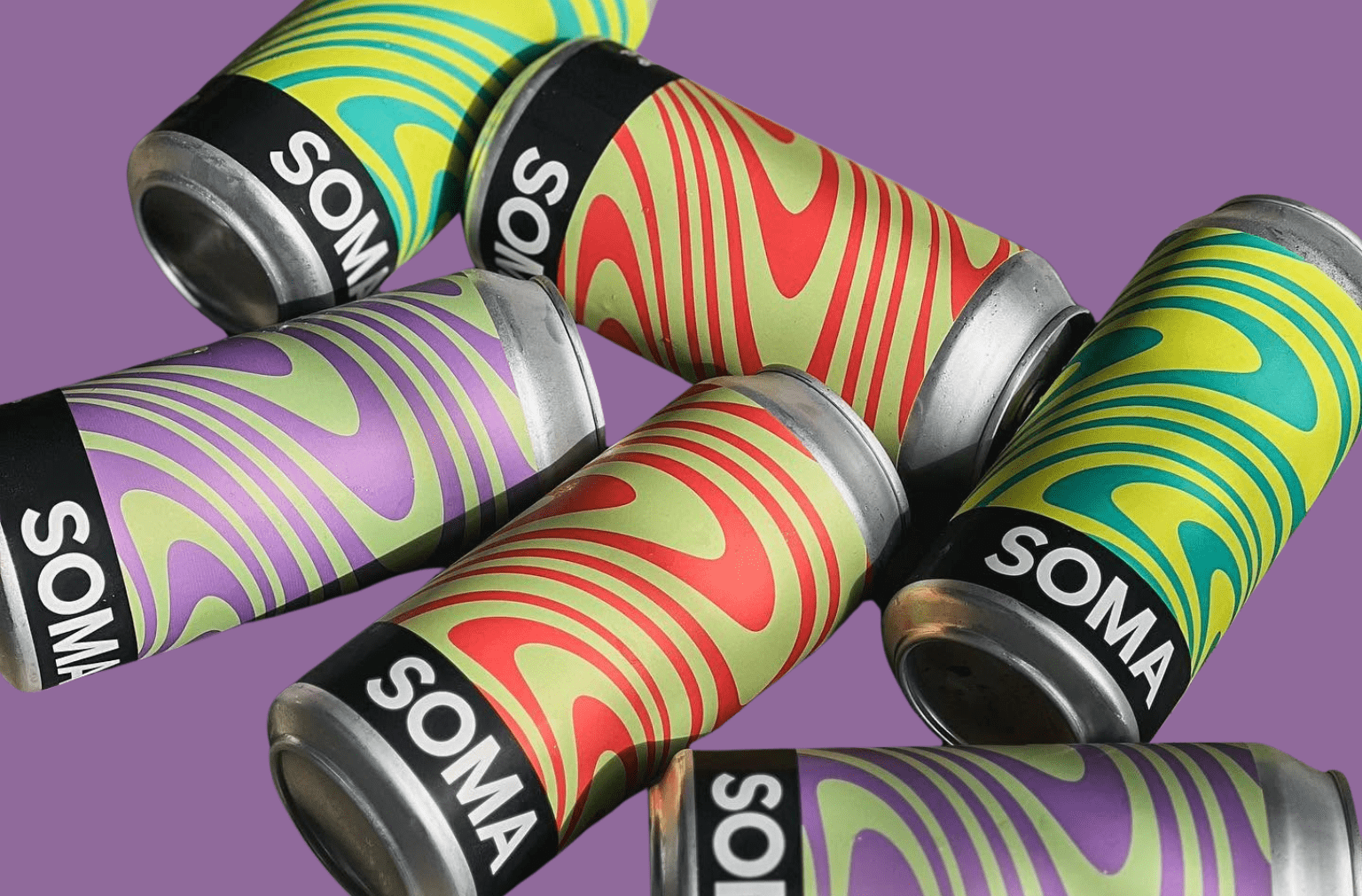 Latas de SOMA Beer cerveza artesana Girona
