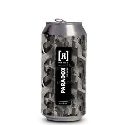 Paradox de REC Brew, DDH NEIPA lupulada con Cryo Mosaic, Nelson Sauvin y Citra