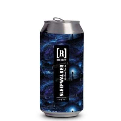 Sleepwalker de REC Brew, West Coast Pale Ale sin gluten lupulada con Mosaic y Meridian