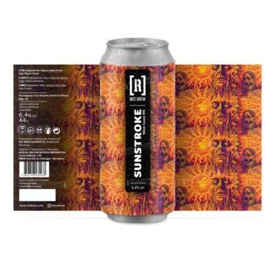 Lata de Sunstroke, West Coast IPA sin gluten de REC Brew